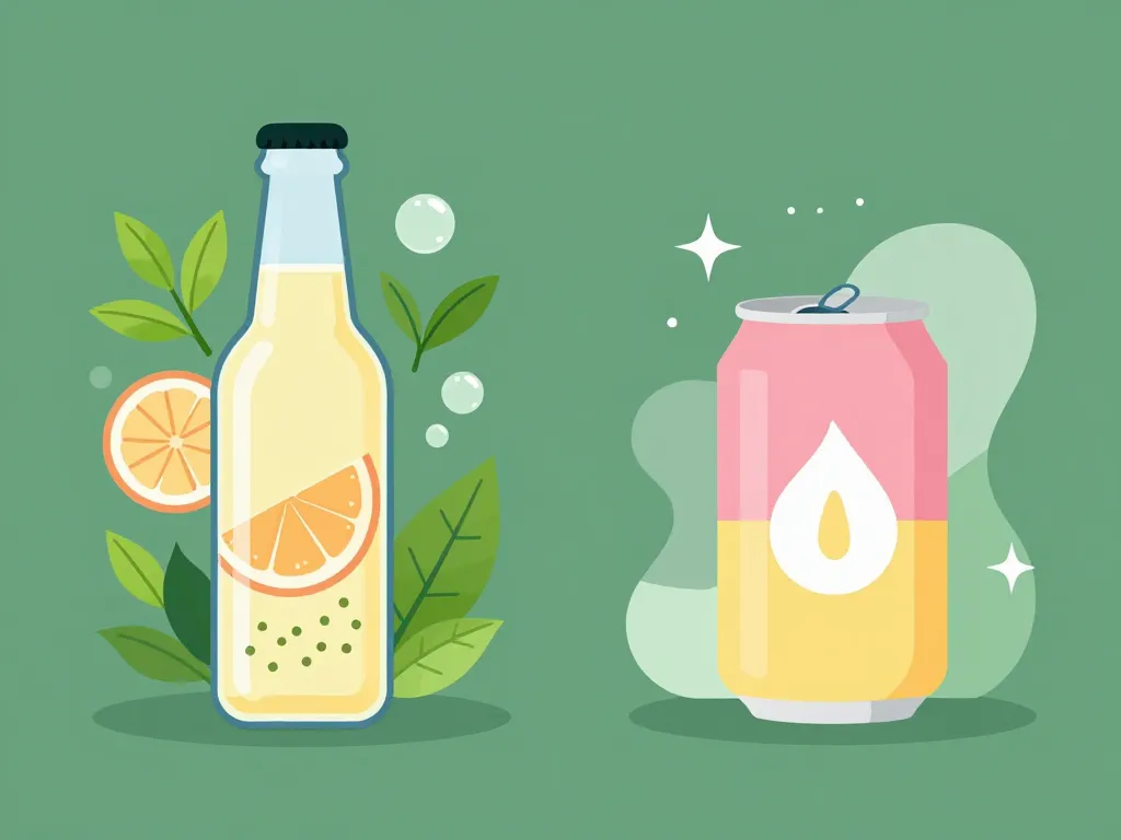 Boisson Ciao Kombucha ingrédients naturels comparés aux sodas