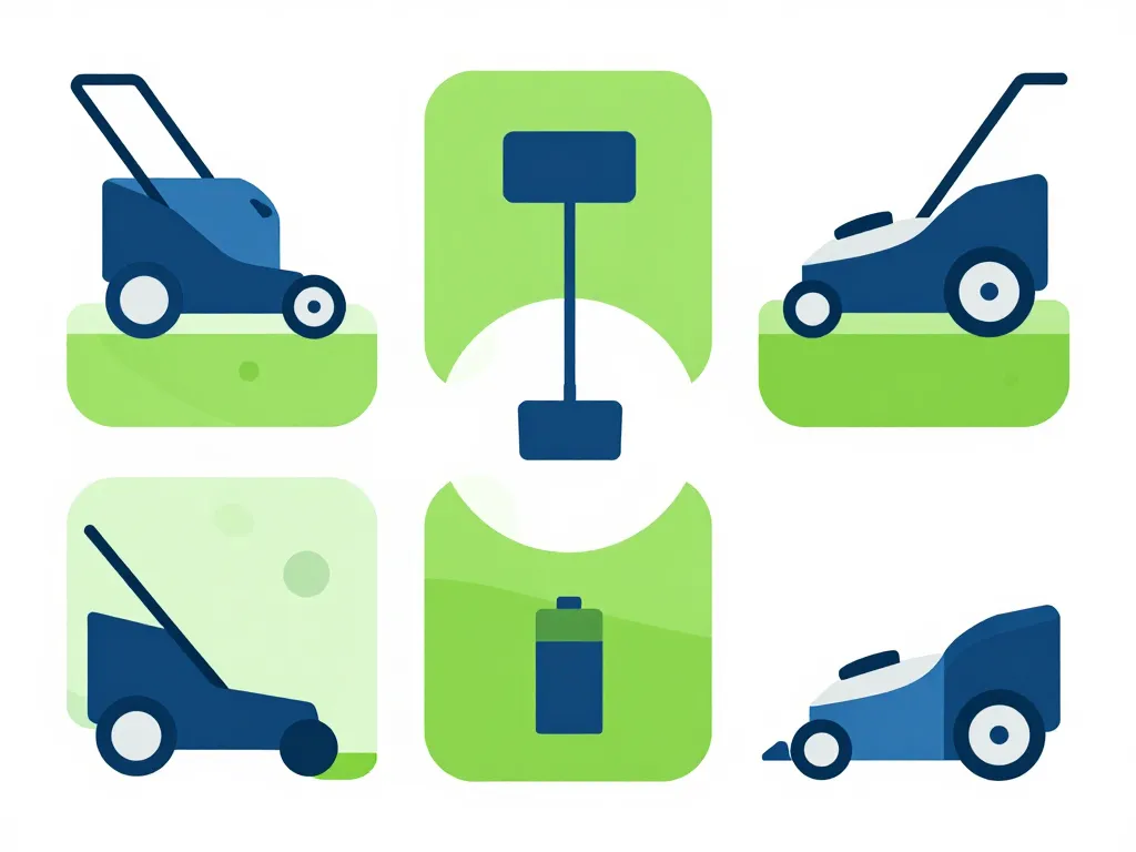 Critères pour meilleure tondeuse sur batterie en image