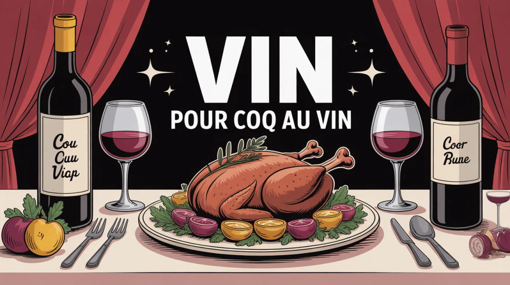 coq au vin quel vin choix illustration centrale