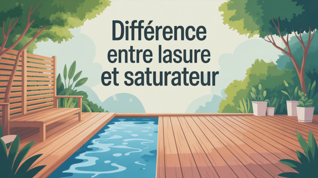 différence entre lasure et saturateur sur bois terrasse et bardage