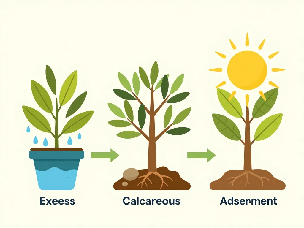 feuille jaune olivier origines et solutions