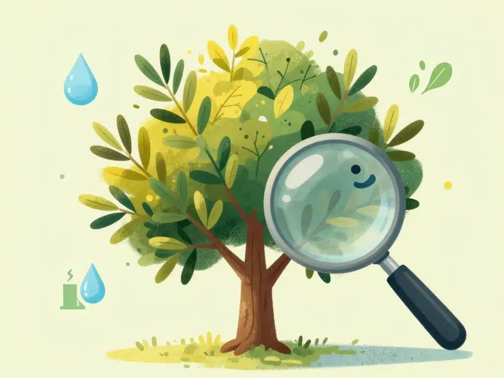 feuille jaune olivier diagnostic causes