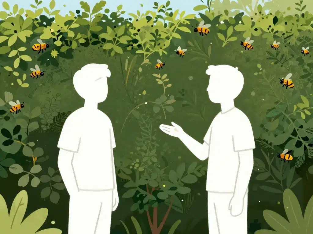 je suis envahi par les abeilles de mon voisin solutions dialogue