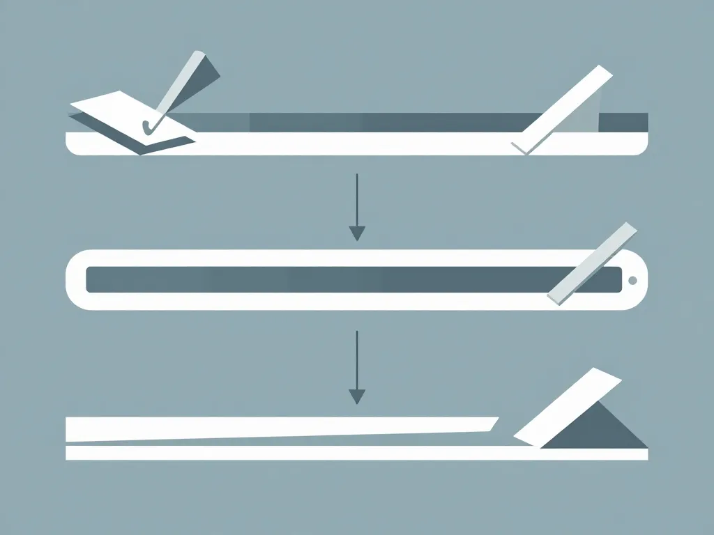 Méthodes baguette finition carrelage après pose schéma
