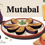 mutabal mezze crémeux plat principal levantin pain et crudités