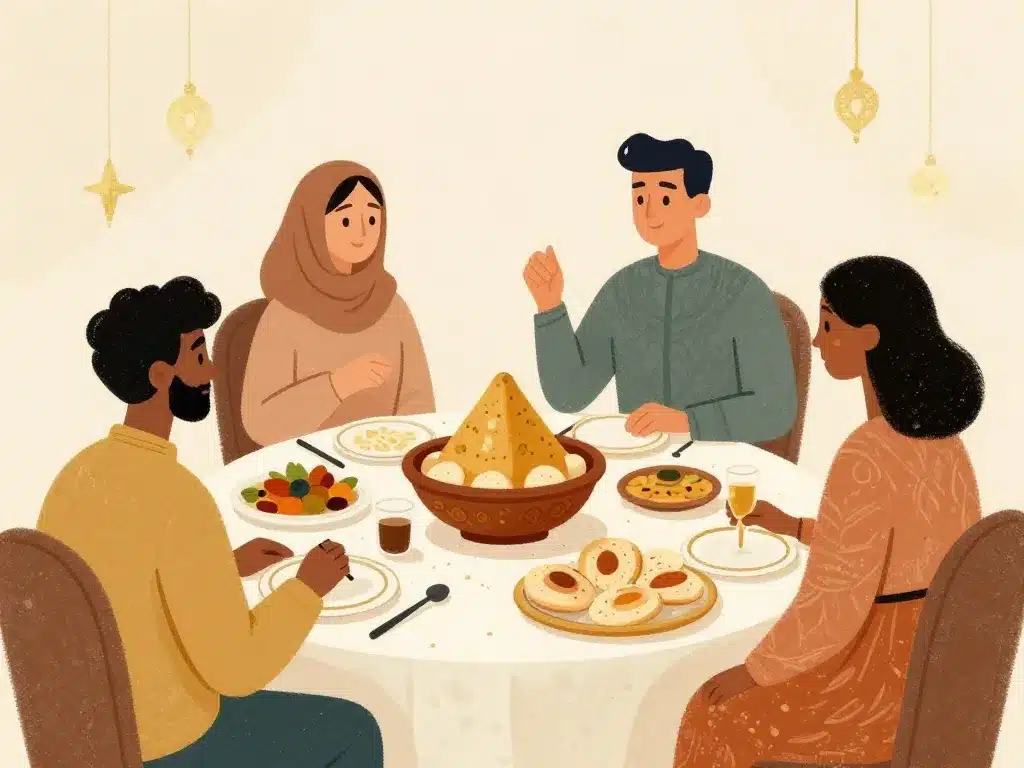 mutabal présentation traditionnelle table mezzé levantin