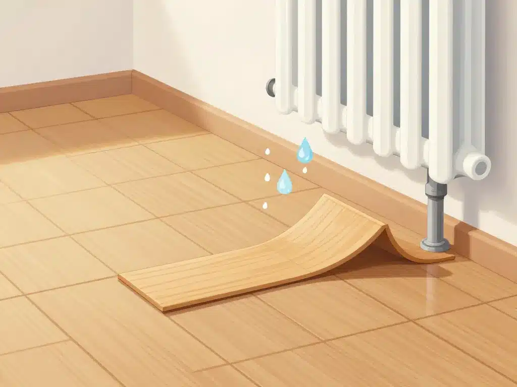 parquet gondolé fer à repasser cause humidité