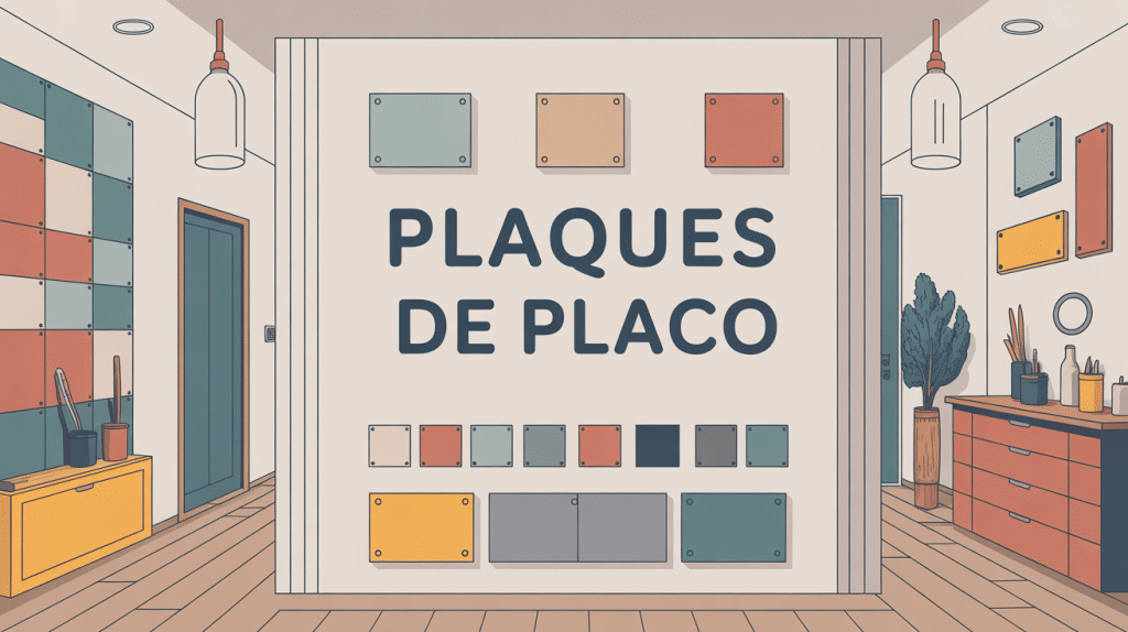 plaques de placo en construction et rénovation intérieure