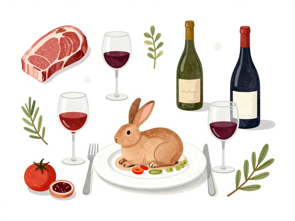 Quel vin avec le lapin grands principes accords