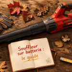 meilleur souffleur sur batterie sur table en bois