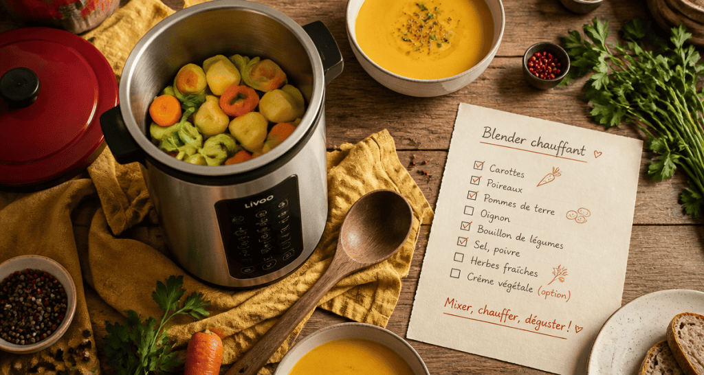 avis blender chauffant soupe maison