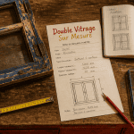fenetre double vitrage sur mesure outils et croquis