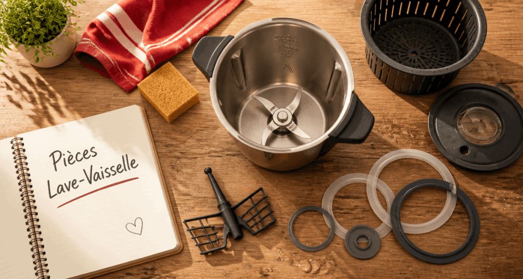 monsieur cuisine lave vaisselle bol inox accessoires