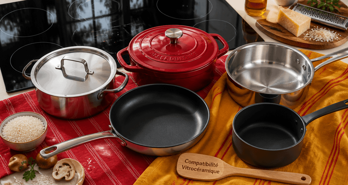 plaque vitroceramique quelle casserole inox fonte aluminium plats