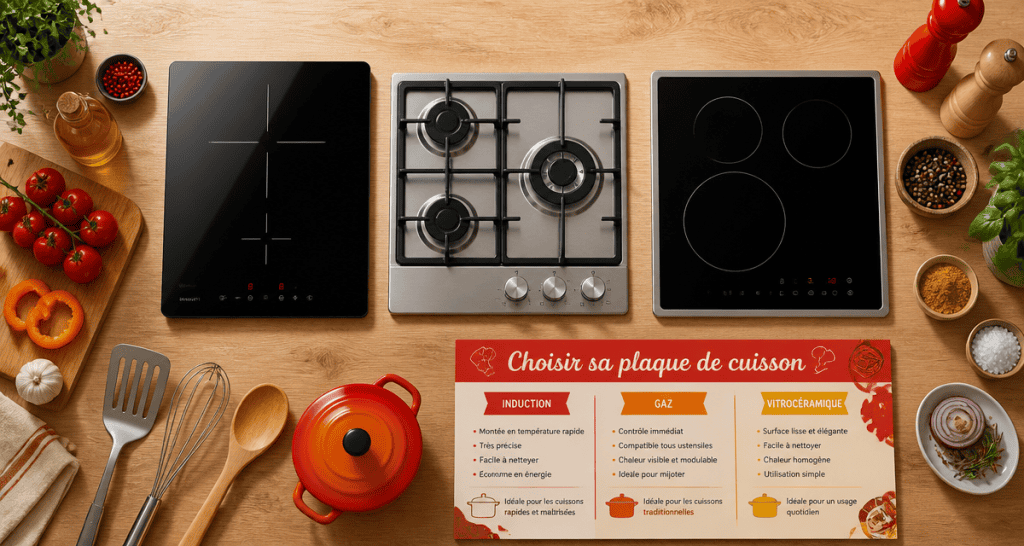quelle plaque de cuisson choisir induction gaz vitrocéramique