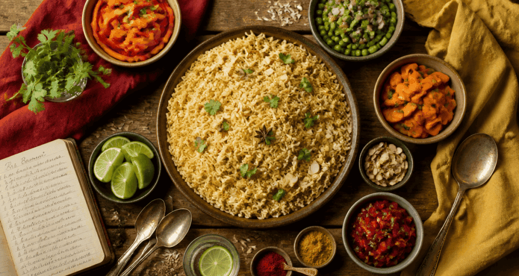 Riz en accompagnement recettes avec légumes et épices