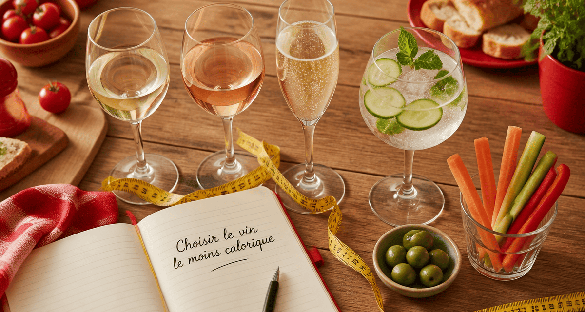 vin le moins calorique apéritif convivial