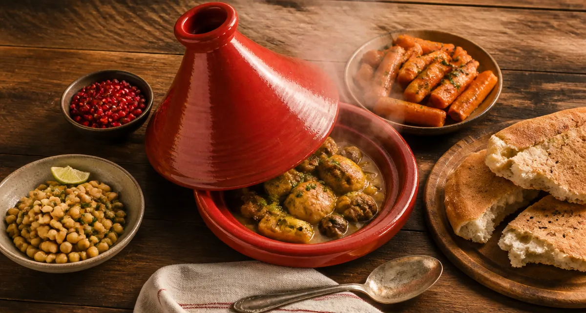 Accompagnement tajine avec alternatives au pain
