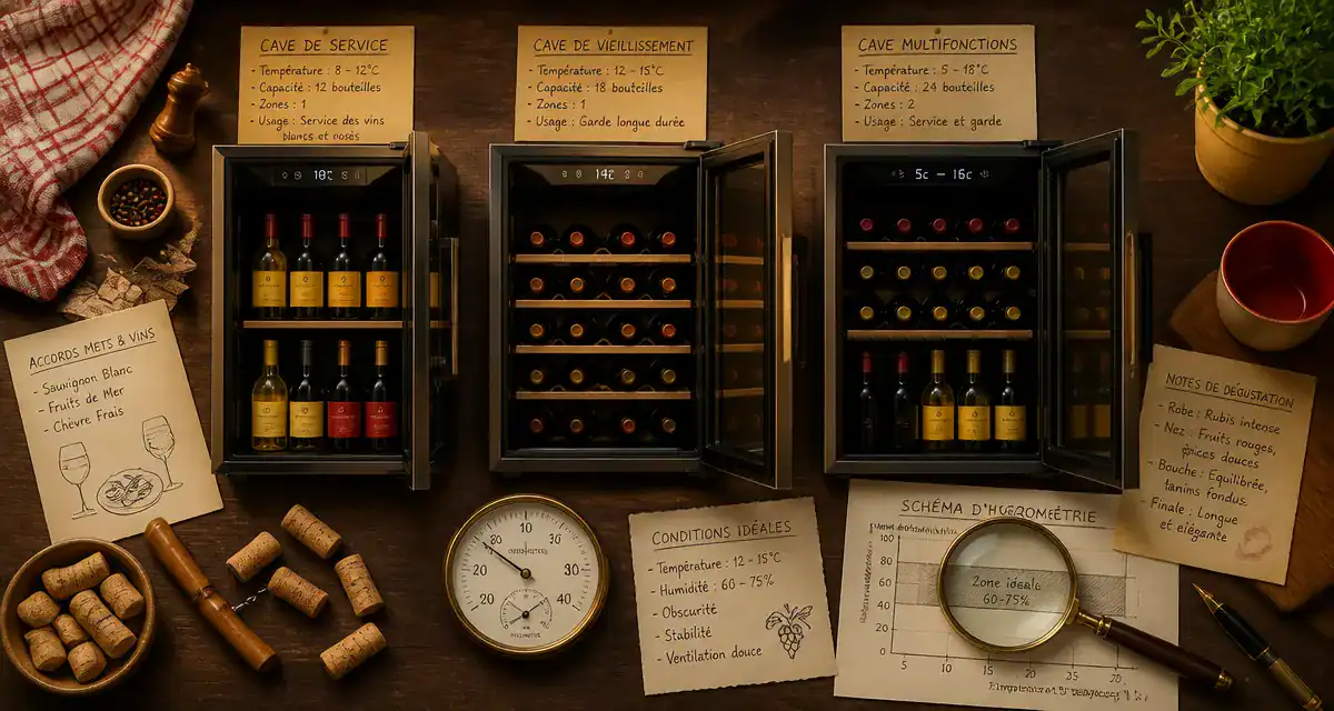 Cave à vin : comparatif de trois modèles miniatures