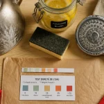 Eau calcaire solution : tartre sur bouilloire et pommeau de douche, vinaigre blanc