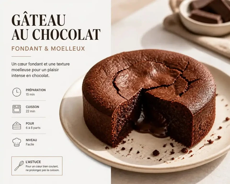 Meilleur gâteau au chocolat réalisé au robot Companion, moelleux et fondant