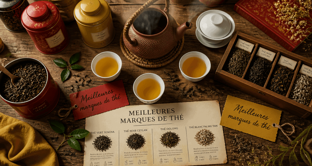 meilleure marque de thé dégustation table