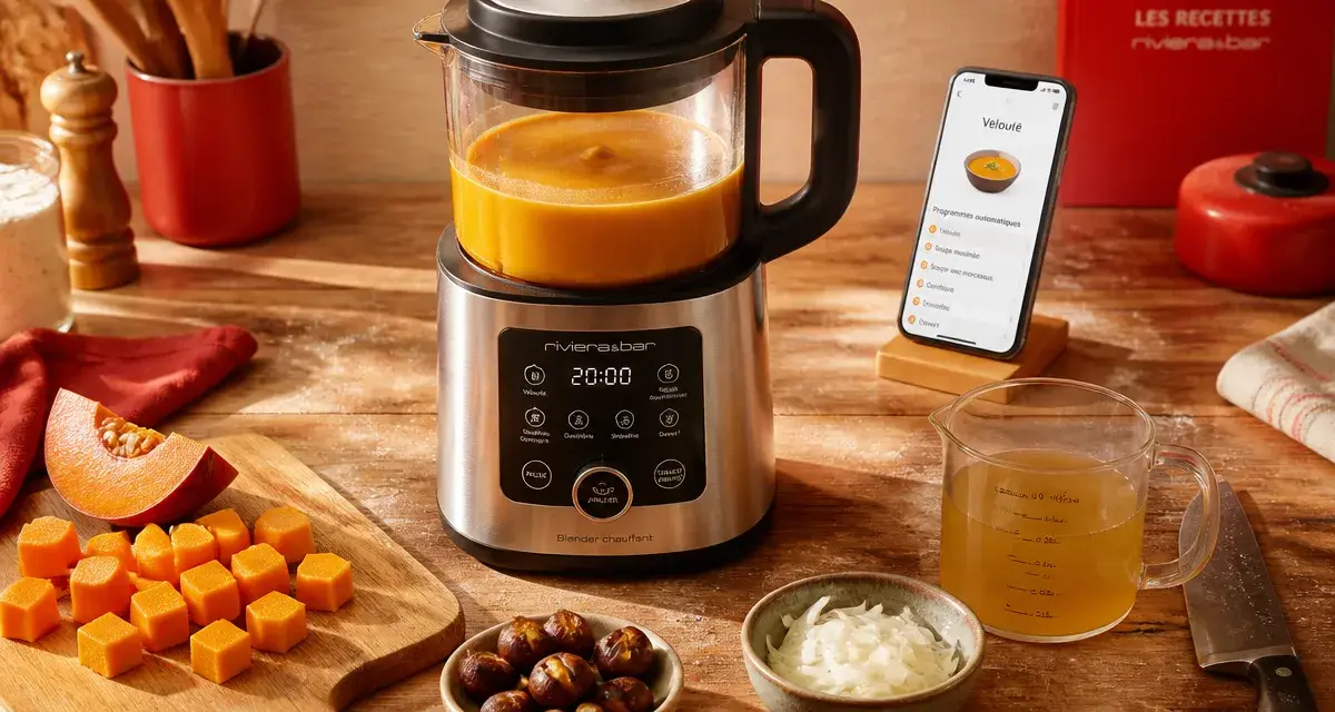 Meilleurs blender chauffant pour veloutés maison