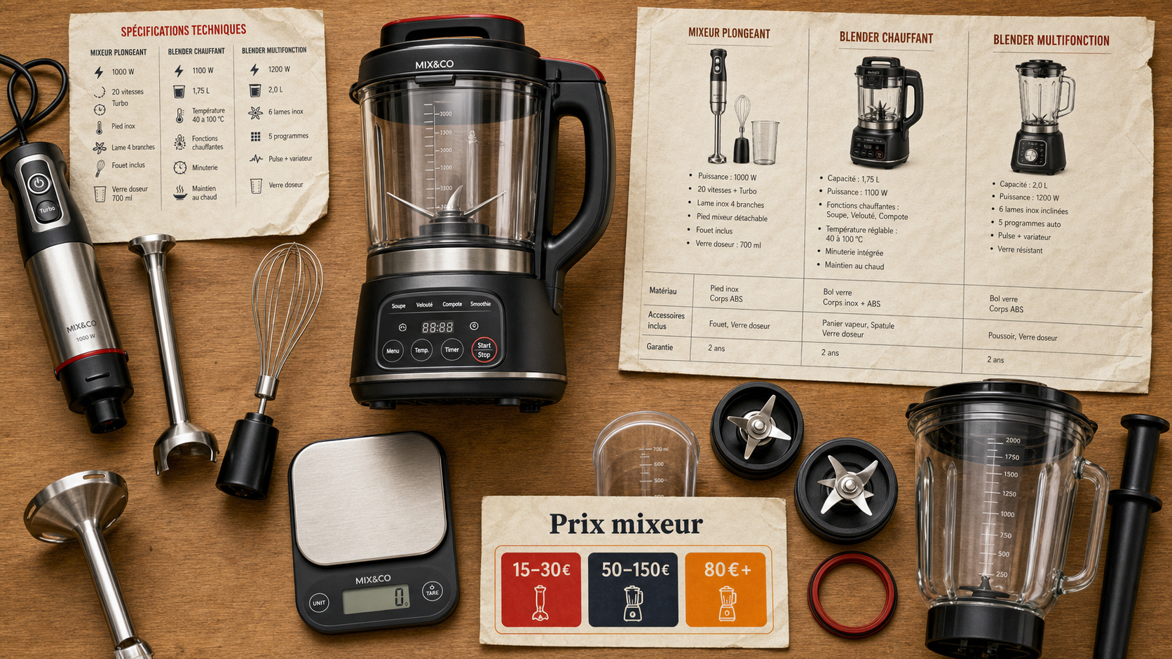 Mixeur prix : budget et efficacité réelle des mixeurs