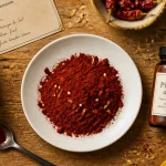 Paprika ou piment doux, épices Capsicum en poudre rouge et graines