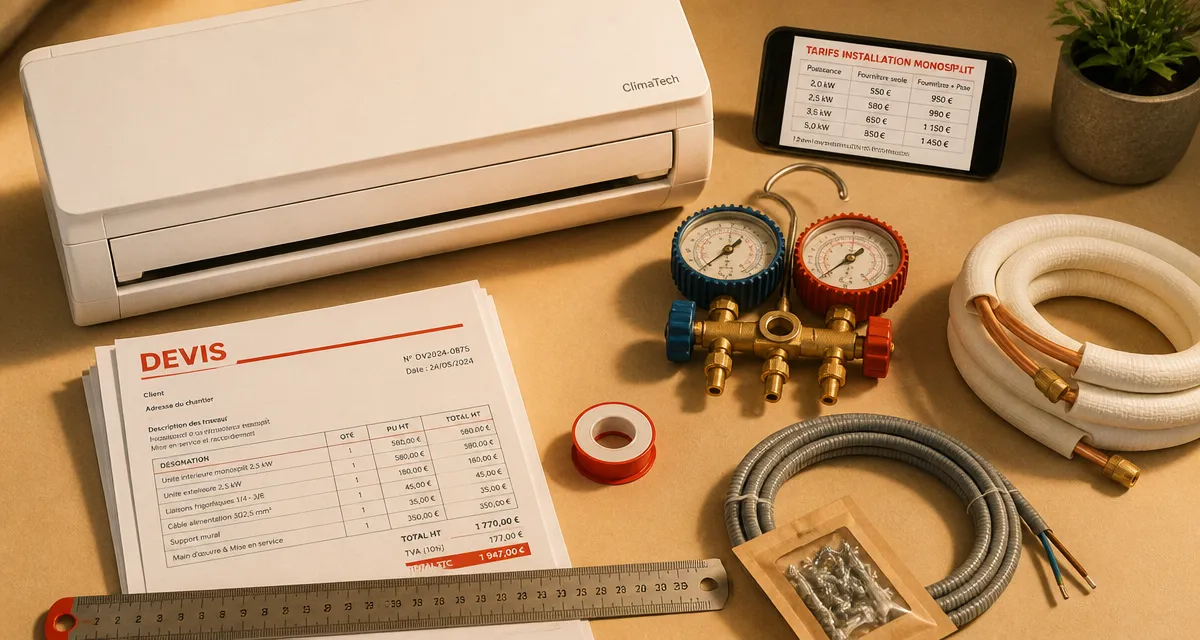 Prix pose clim Brico Dépôt : forfaits d’installation