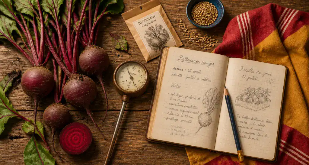 quand planter betterave image graines thermomètre