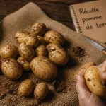 Quand recolter les pomme de terre : récolte de pommes de terre mûres