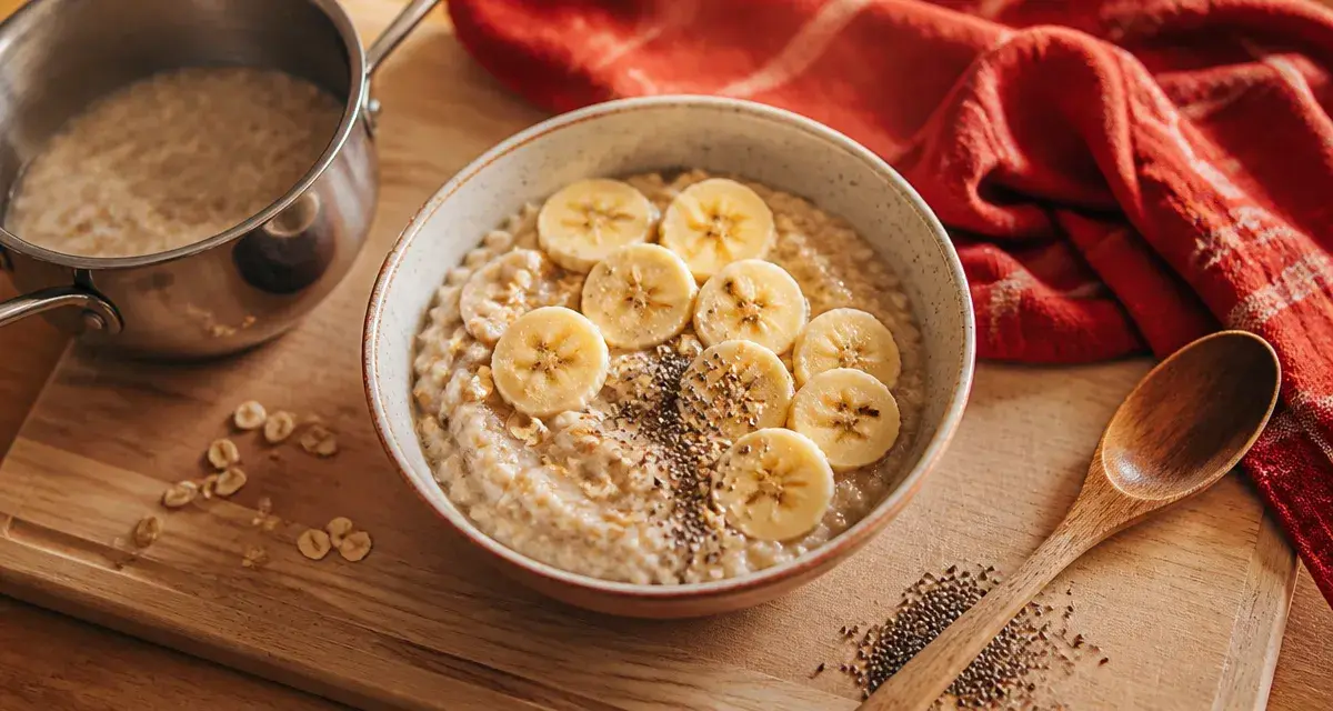 Recette de porridge maison crémeuse à l’avoine