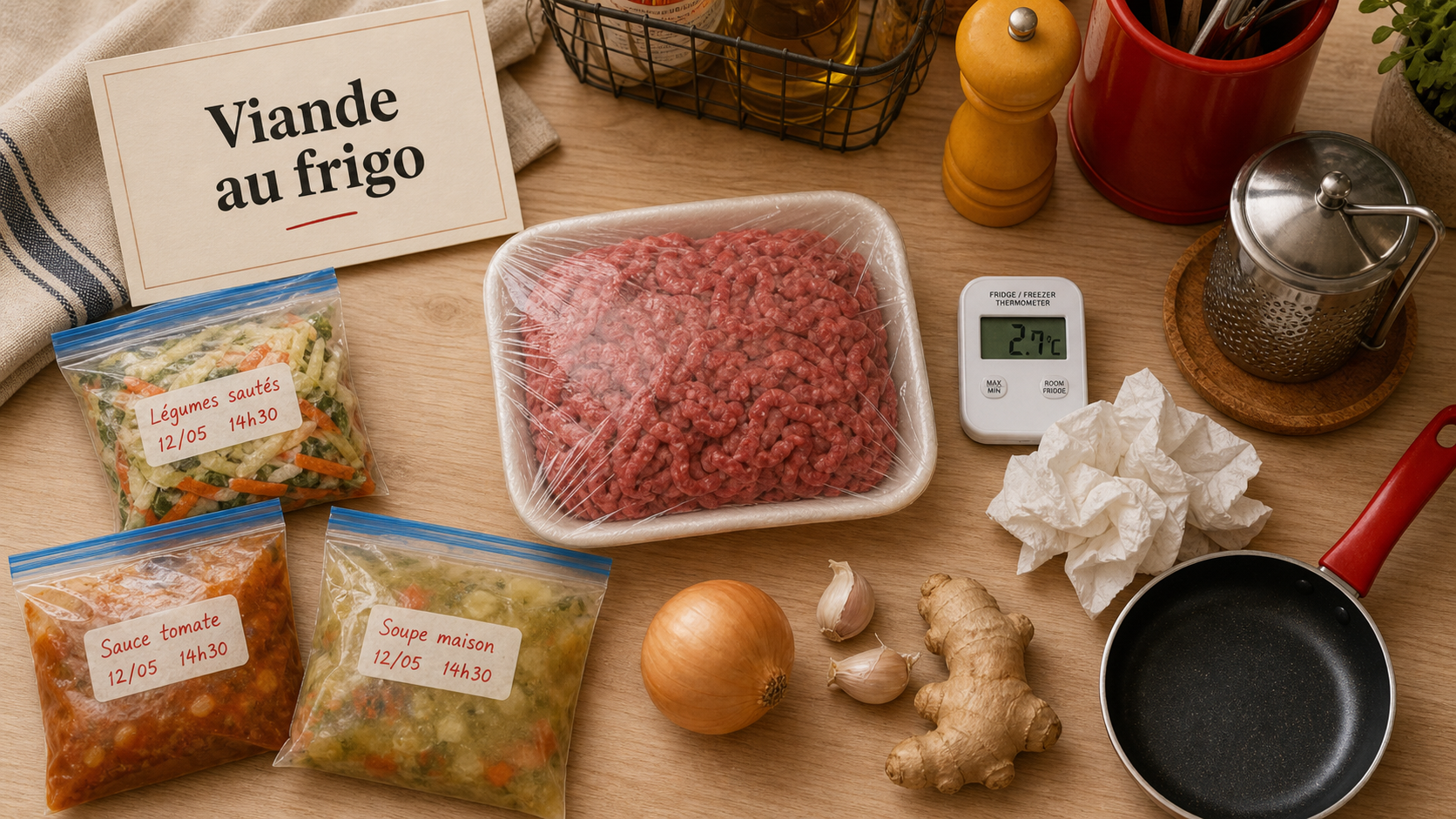 Viande décongelée : combien de temps au frigo, durées et sécurité sanitaire