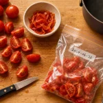 Congélation tomate crue : tomates entières, en dés ou mondées, prêtes au congélateur