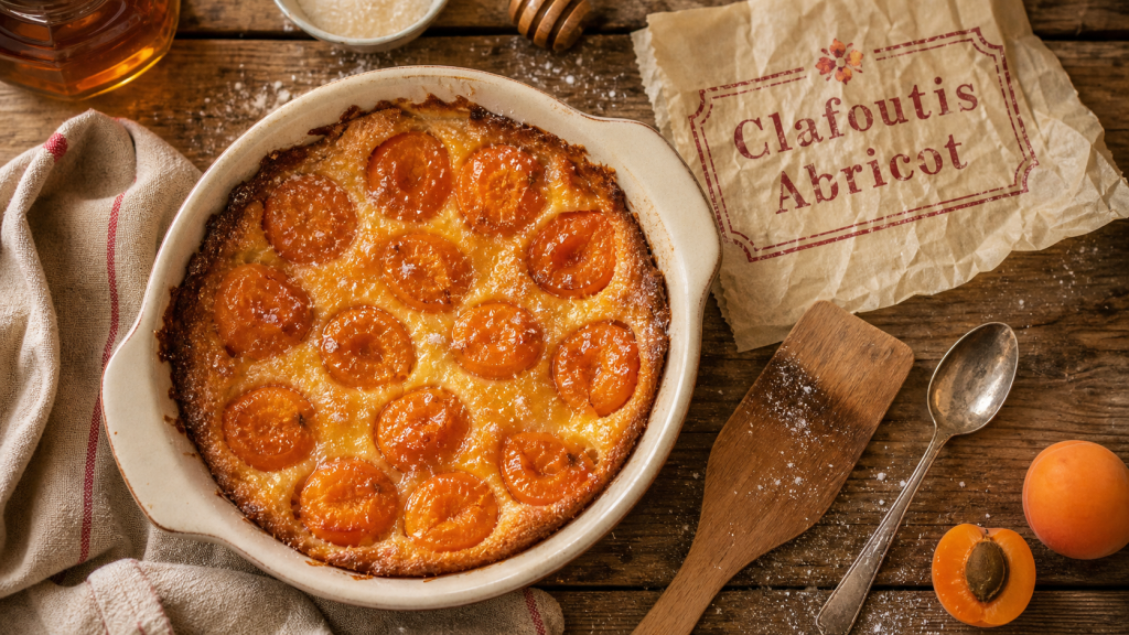 Dessert abricot : clafoutis fondant aux abricots