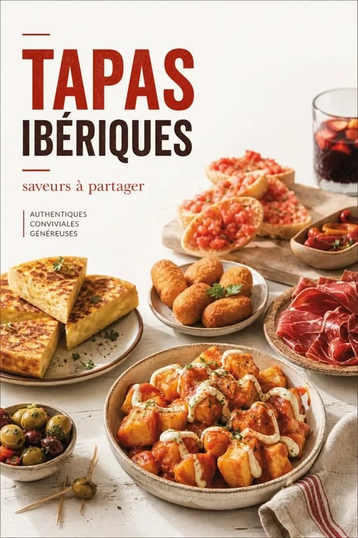 Recette des tapas espagnol : assortiment de tapas espagnoles sur une table conviviale