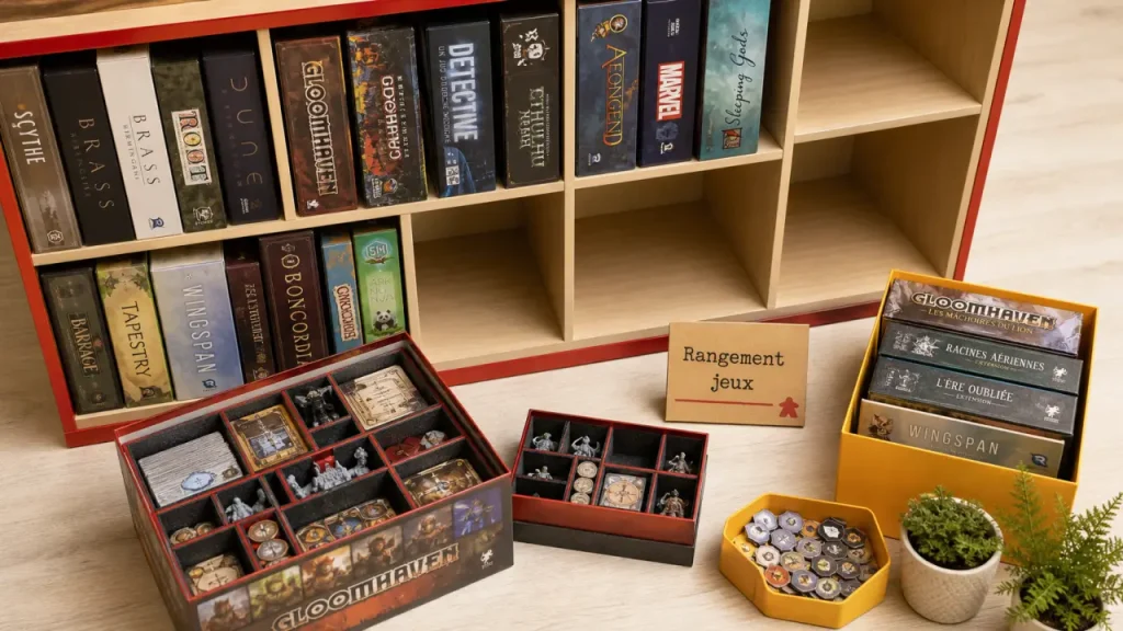 Rangement jeux de société : classer les boîtes et gagner de la place