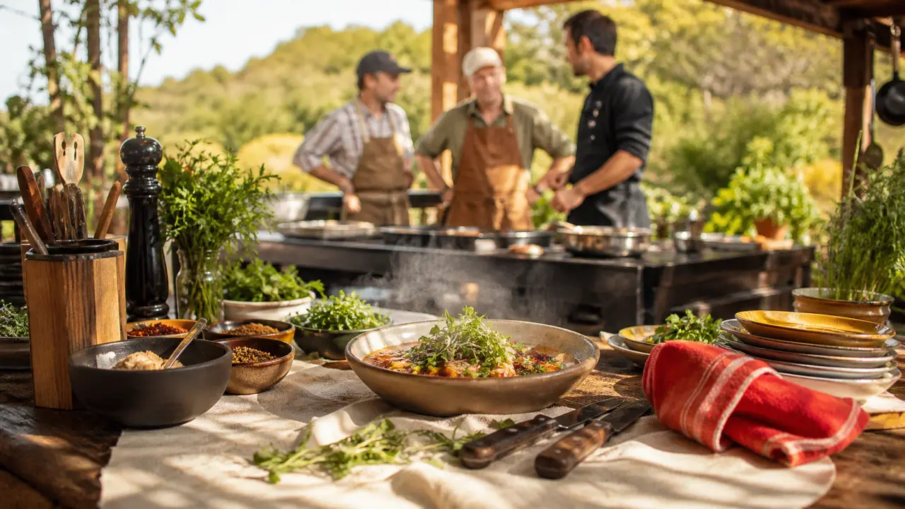 Cuisine ouverte recettes : plats régionaux de Mory Sacko, ambiance barbecue
