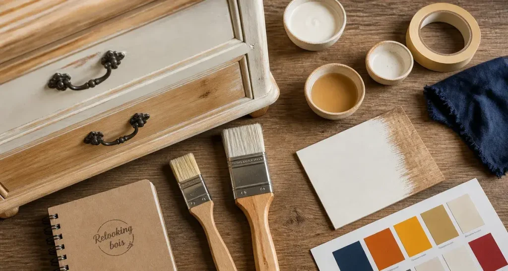 Maison déco relook bois : effet bois sans ponçage