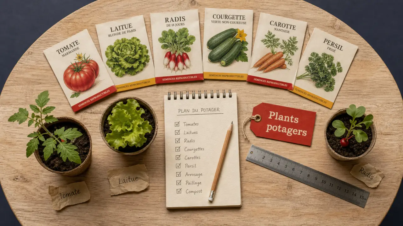 Plant de legumes : graines et plants en saison, pour la reprise au jardin