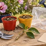 Bouture hibiscus exterieur : boutures en substrat, éviter l’excès d’eau