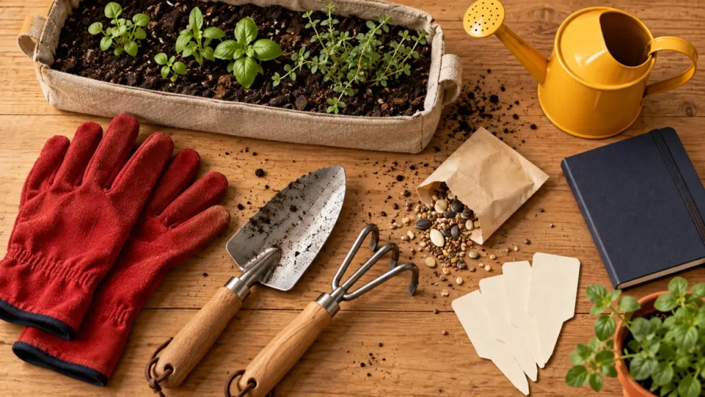 Cadeau jardinage : kit pour balcon et potager