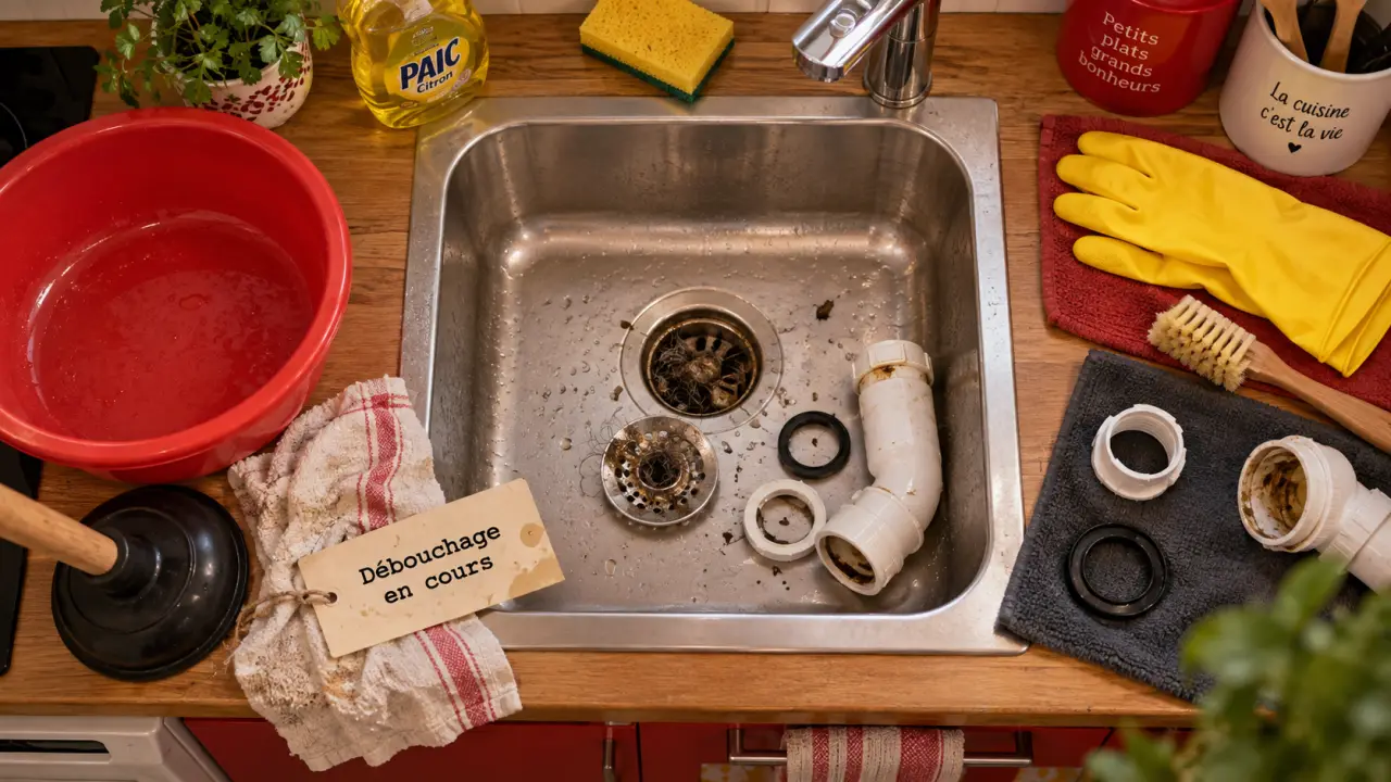 Canalisation bouchée : débouchage sans débordement avec ventouse