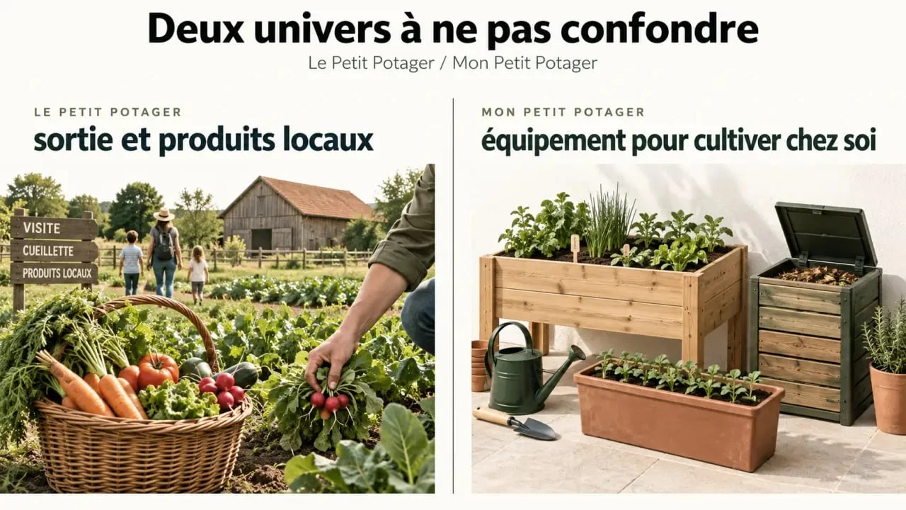Le Petit Potager ou Mon Petit Potager : clarification entre fermes locales et équipement de jardin