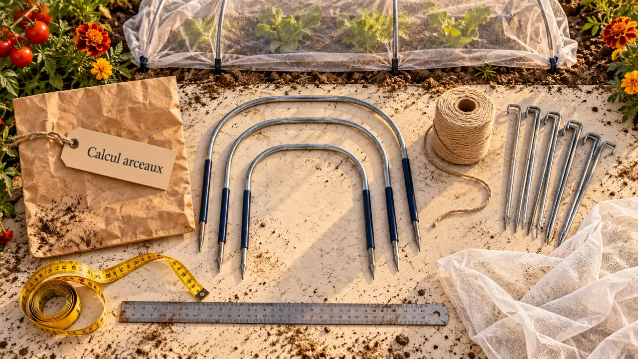 Arceaux de jardinage en acier pour tunnel, bon matériau et hauteur