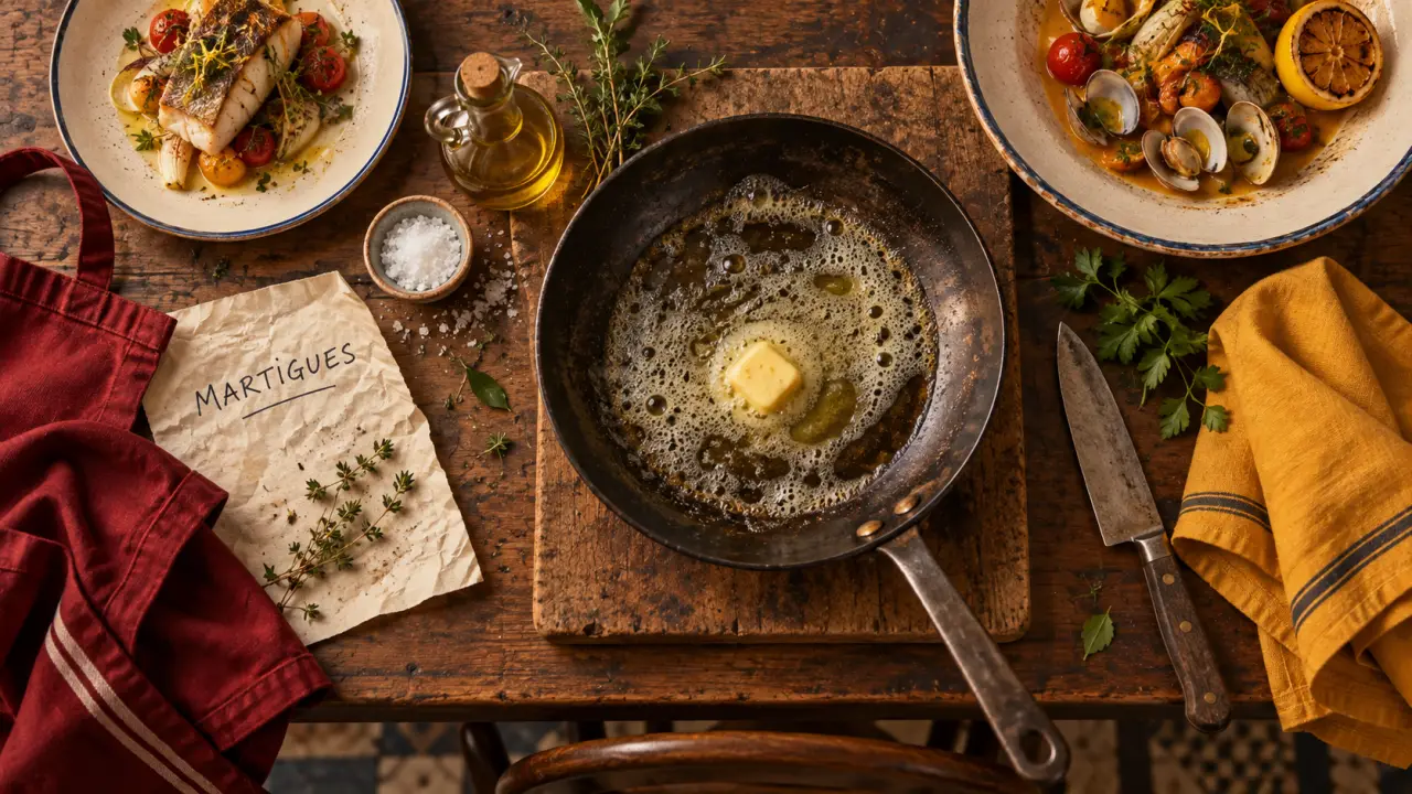 La cuisine au beurre : poêle au beurre, Fernandel et Bourvil duel Nord-Sud